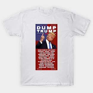Dump Trump 2020 illustration T-Shirt